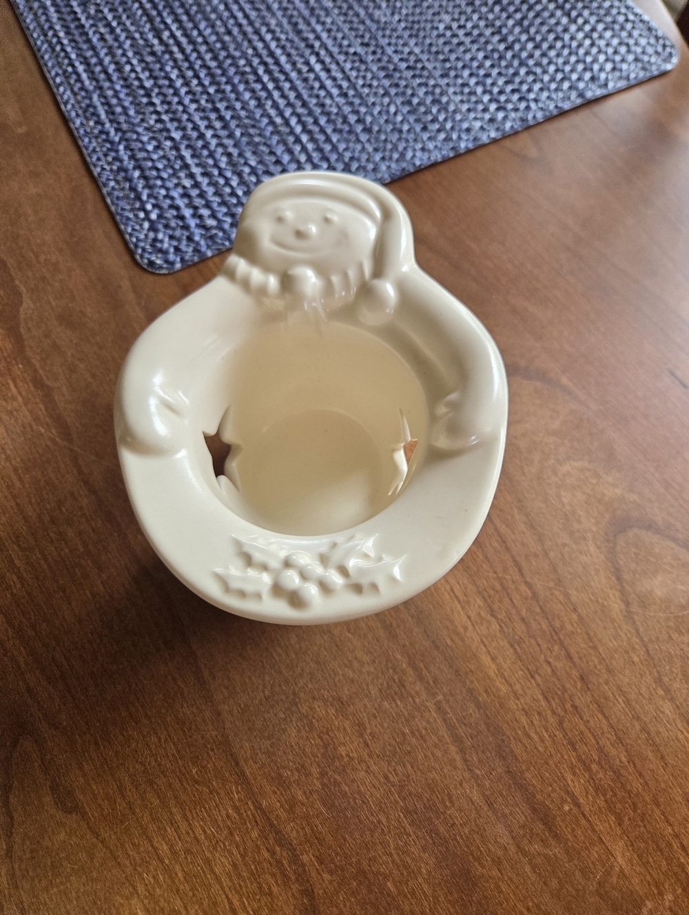 Pfaltzgraff "Nordic" Christmas Snownan Tea Light Holder